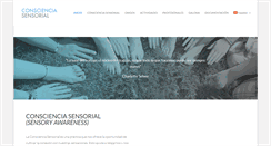 Desktop Screenshot of conscienciasensorial.com