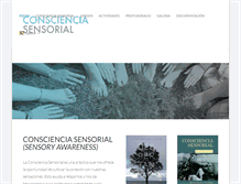 Tablet Screenshot of conscienciasensorial.com